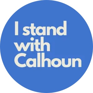 I Stand With Calhoun sticker page